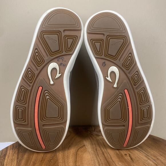 OluKai Nohea Pae Mens Brown Size 7 Mesh Slip On Comfort Beach Shoes 10487-1313 - Picture 6 of 9